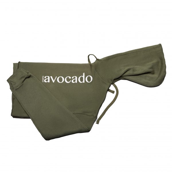 Cropped-Hoodie - Avocado - Image 2